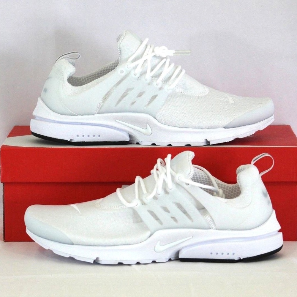 Nike Air Presto Essential 848187 100 Triple White - Picture 1 of 6